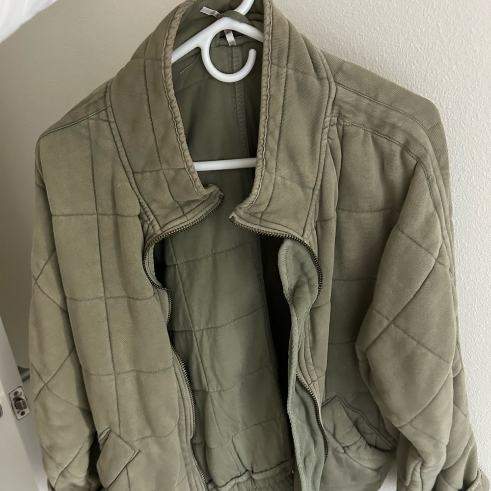 Free people dolman quilt jacket